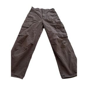 Aritzia The Group by Babaton Dark Brown High Rise Cargo Pants Womens Size 8